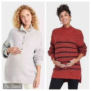 (2) Ingrid + Isabel Maternity Sweaters (Med + Large)